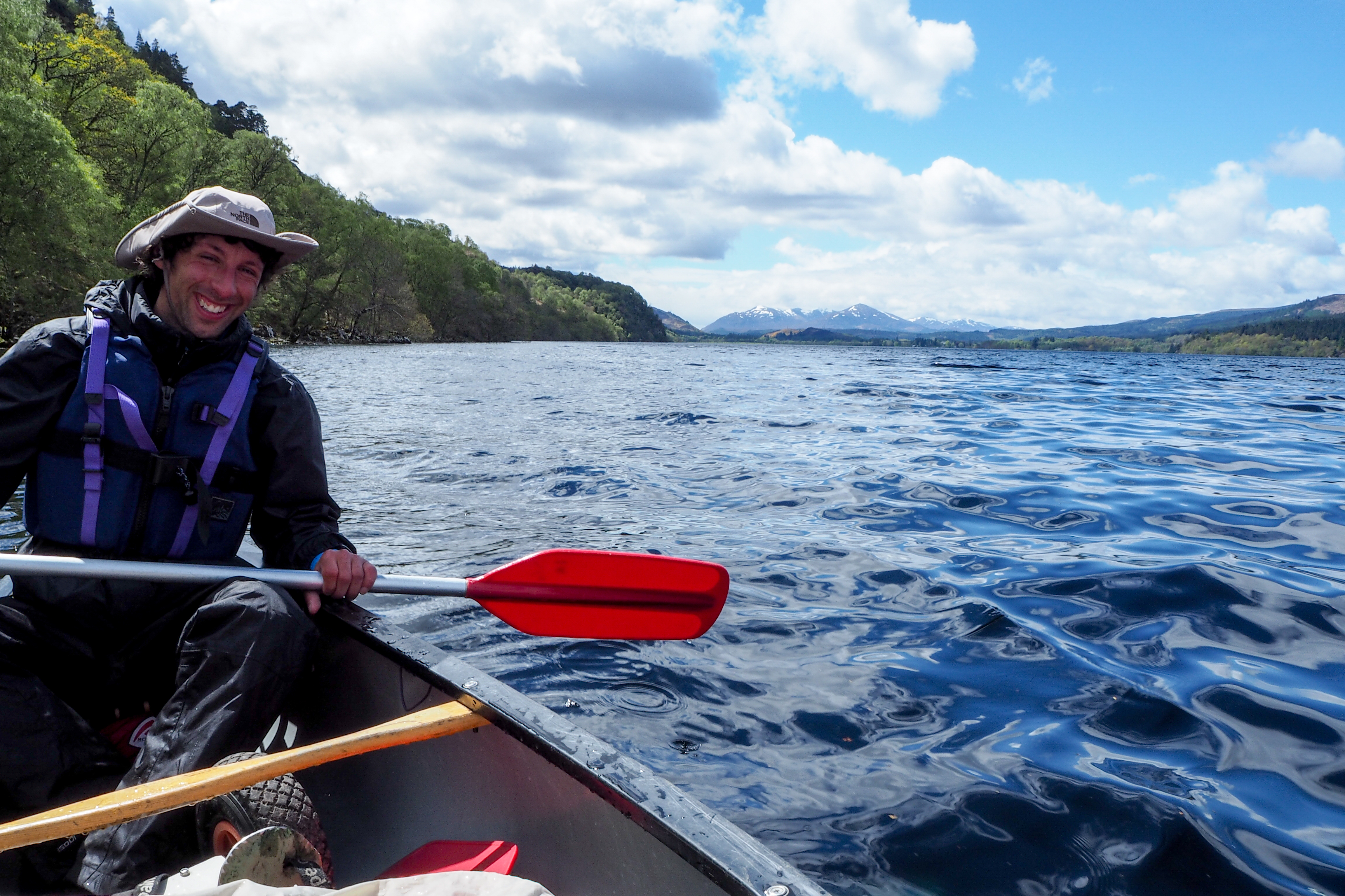 Paddling the Scottish lochs